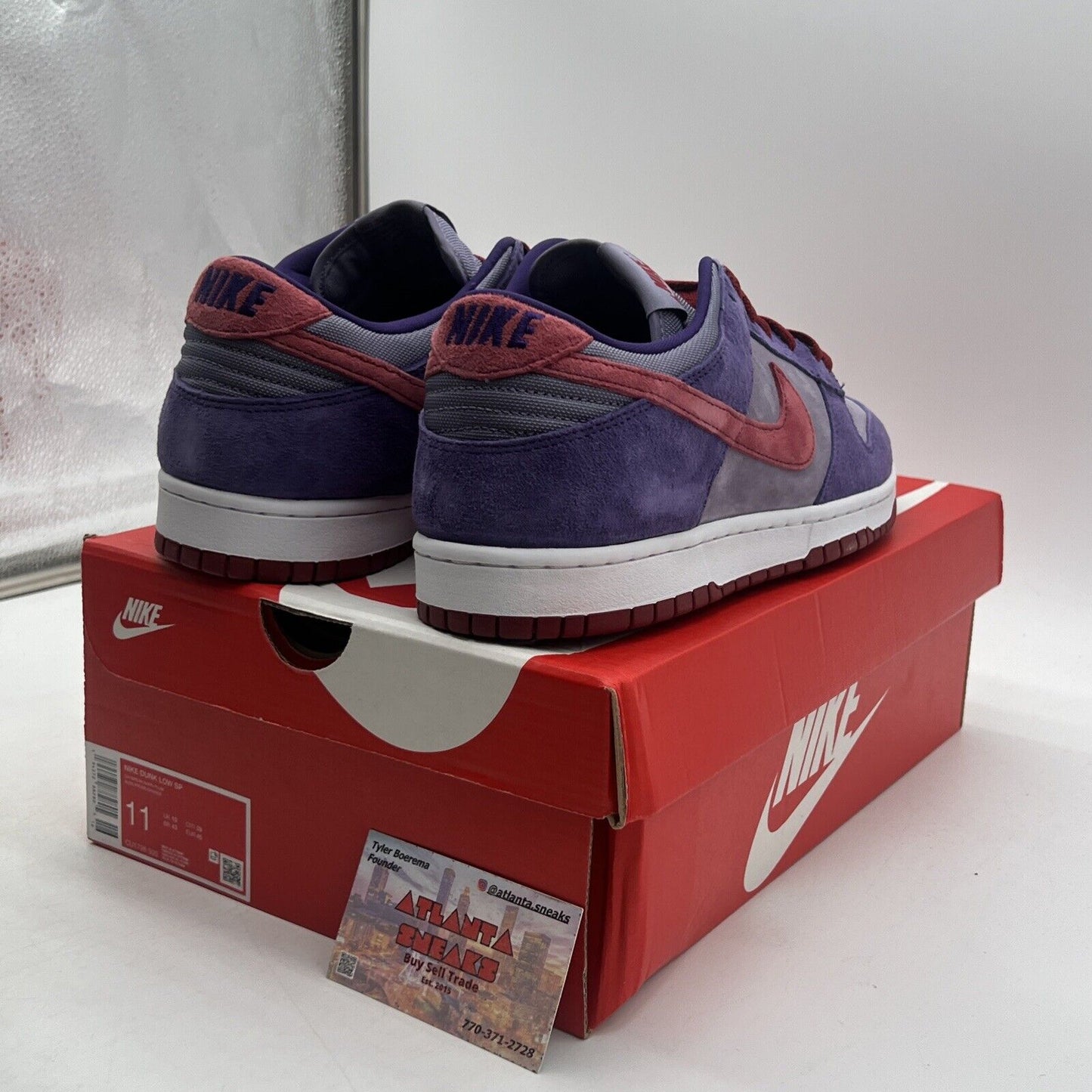 Size 11 - Nike Dunk Retro Vol. 1 SP 2020 Low Plum Suede Red Purple (CU1726-500)
