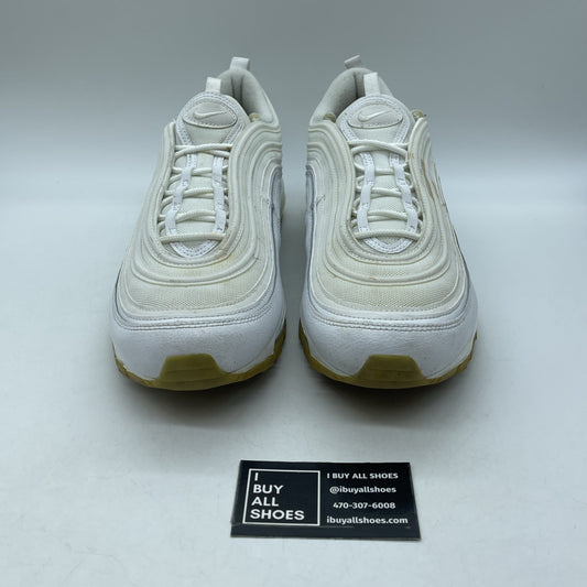 Size 14 - Nike Air Max 97 White Gum Suede Leather (DJ2740-100)