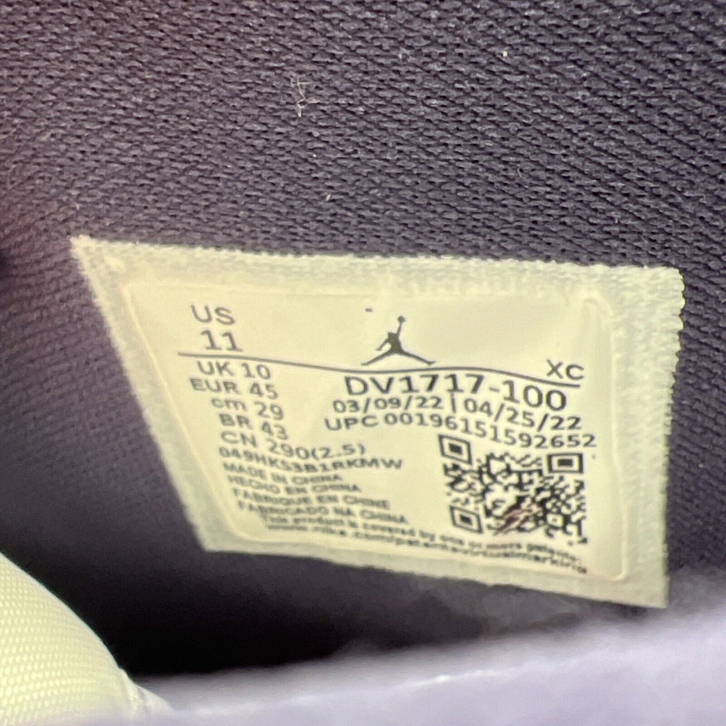 Size 11 - Air Jordan 1 Retro Utility High Quai 54 White Navy (DV1717-100)