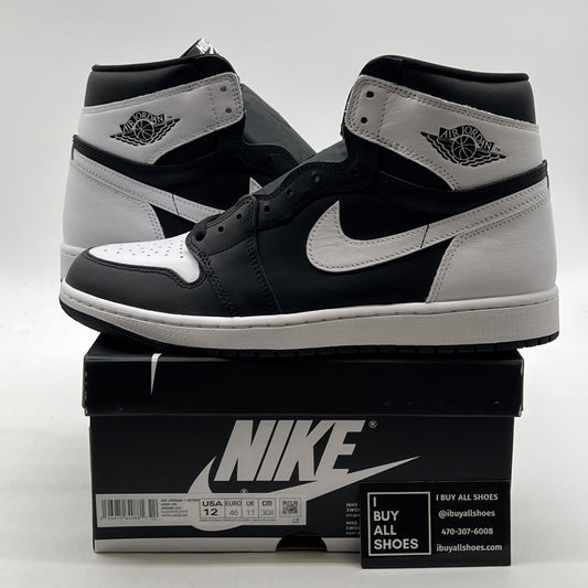 Size 12 - Air Jordan 1 Retro OG High Black White 2.0 (DZ5485-010)