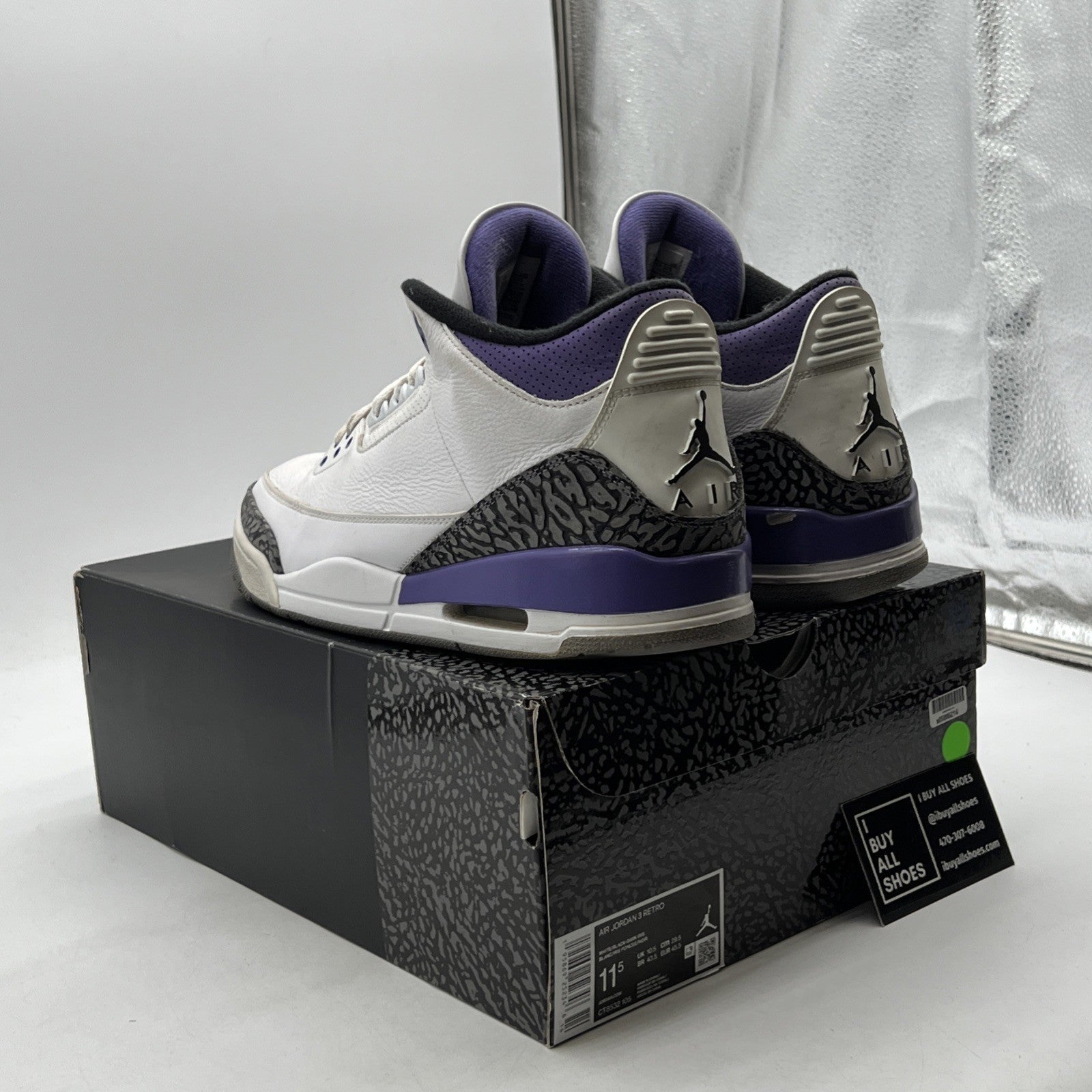 Size 11.5 - Air Jordan 3 Retro Mid Dark Iris (CT8532-105)