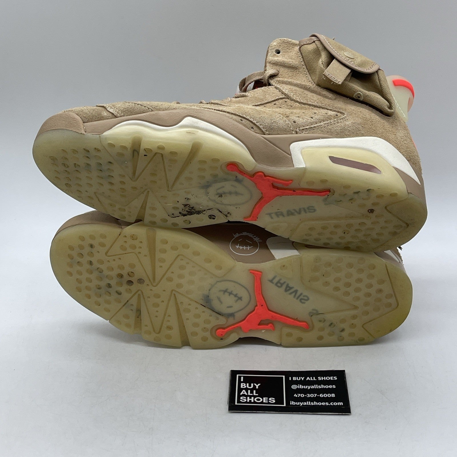 Size 9 - Air Jordan 6 Retro x Travis Scott Mid British Khaki (DH0690-200)