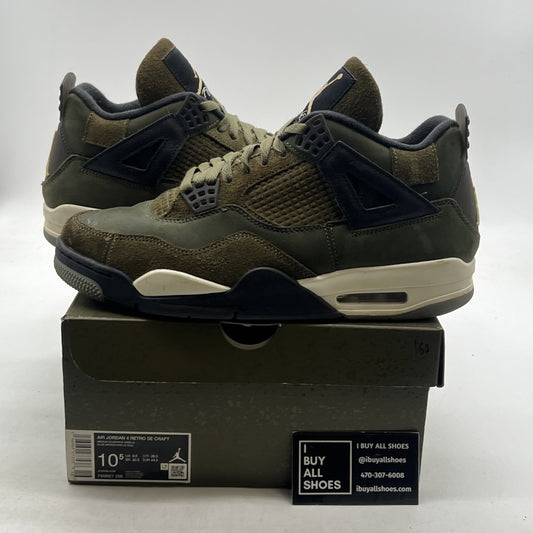 Size 10.5 - Air Jordan 4 SE Retro Low Craft - Olive (FB9927-200)