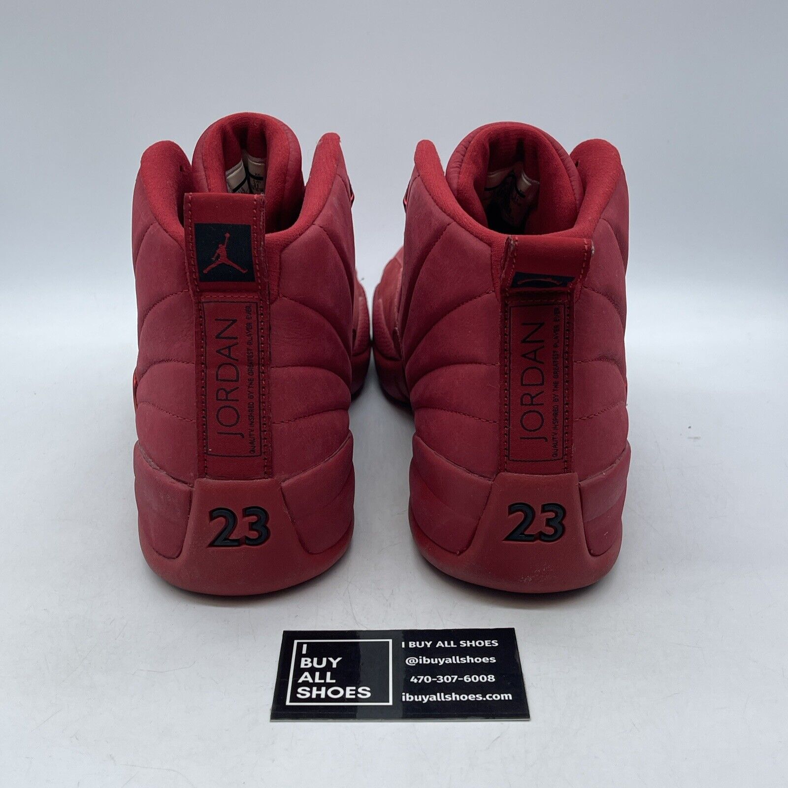 Size 13 - Air Jordan 12 Retro Gym Red Black Suede Leather (130690-601)
