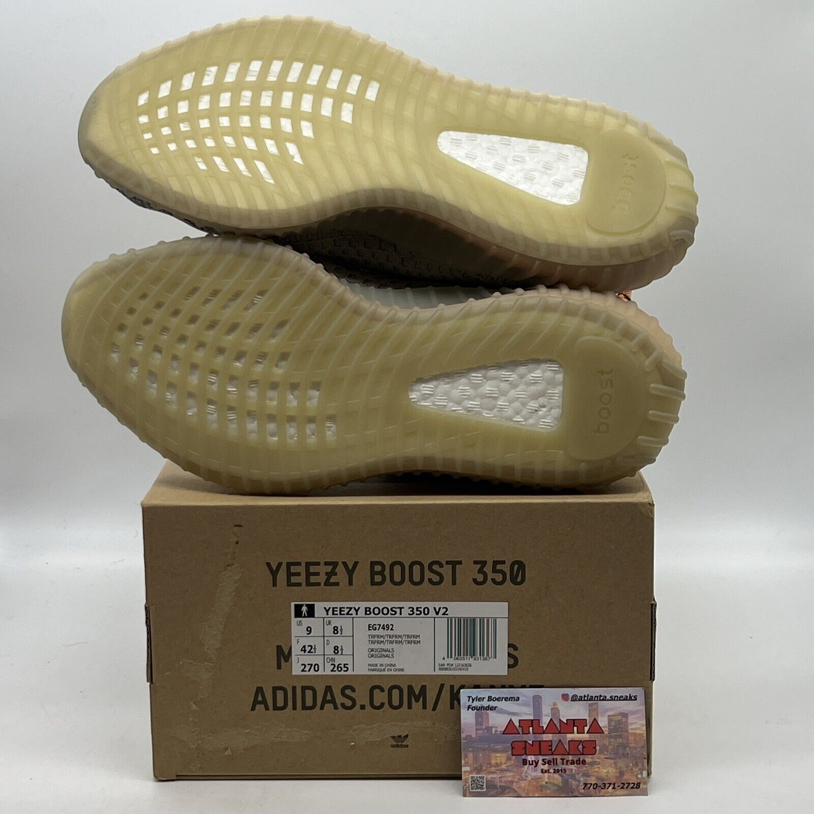 Size 9 - adidas Yeezy Boost 350 V2 True Form Brand New Og All