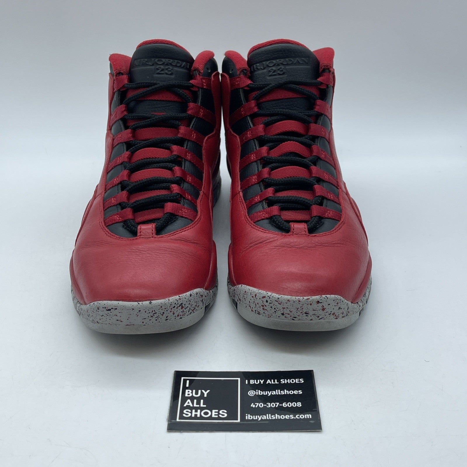 Size 9.5 - Air Jordan 10 Retro Bulls Over Broadway Red Leather (705178-601)