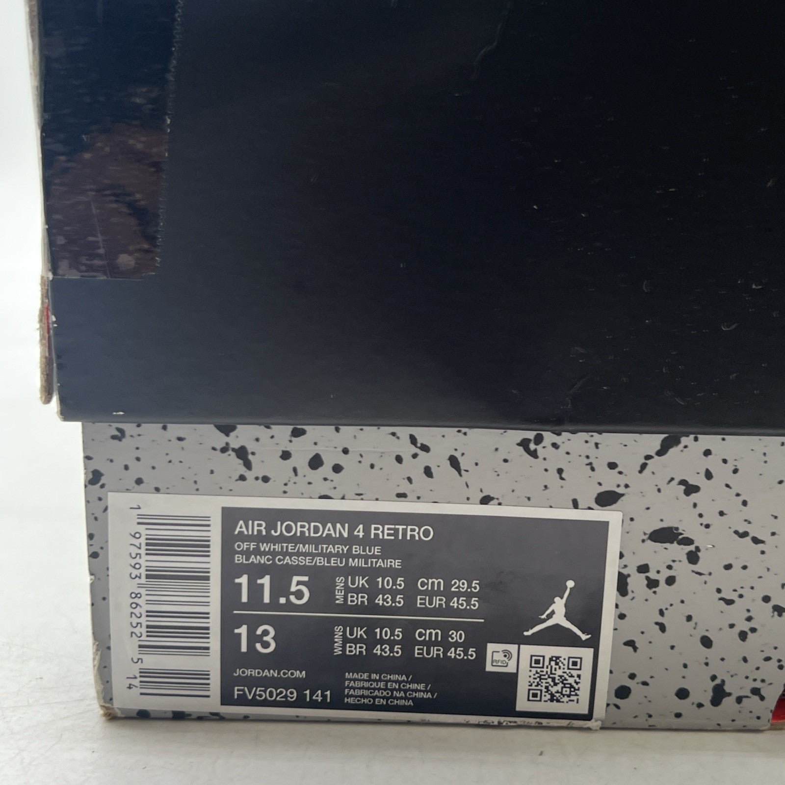 Size 11.5 - Air Jordan 4 Retro 2024 Military Blue (FV5029-141)