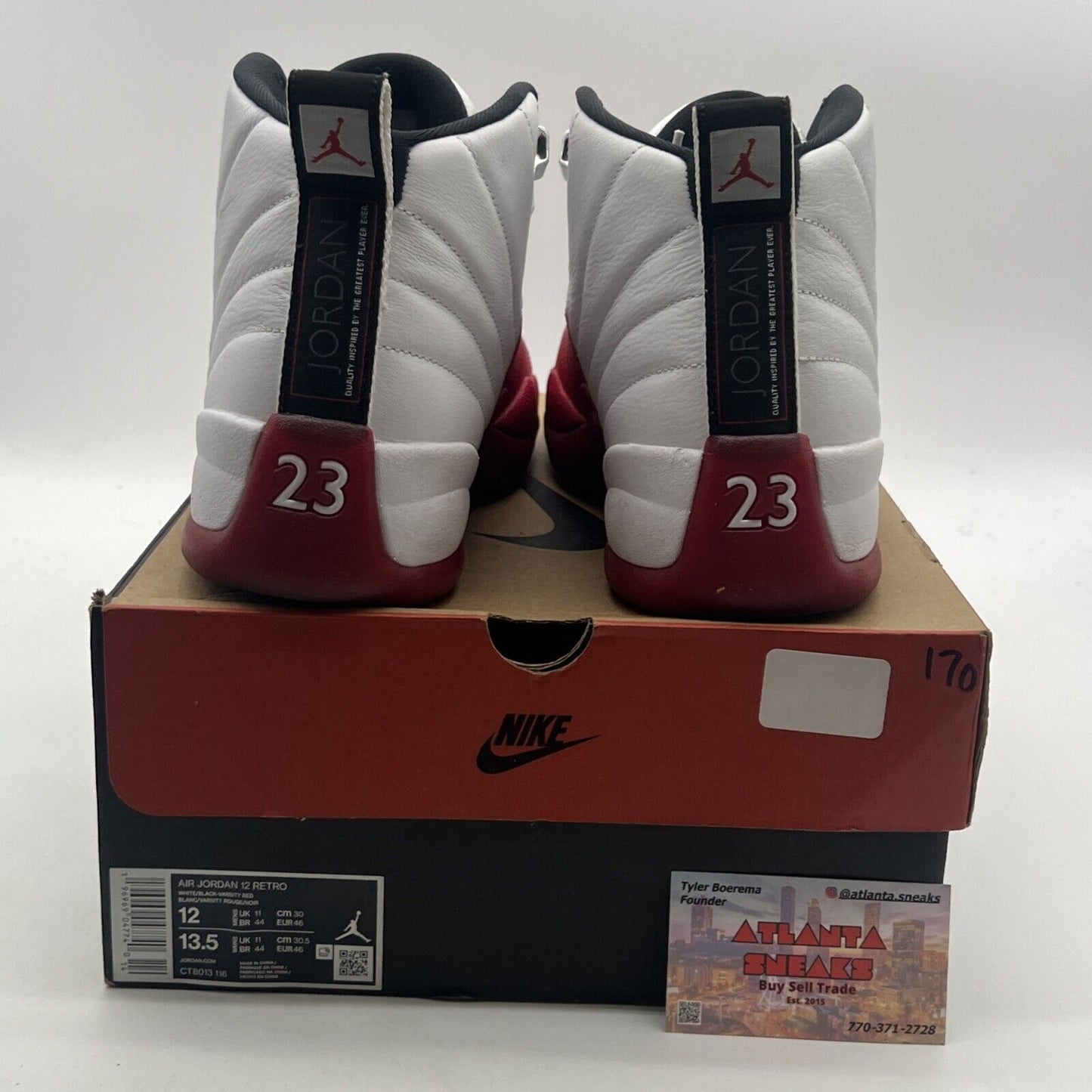 Size 12 - Air Jordan 12 Retro 2023 Mid Cherry (CT8013-116)