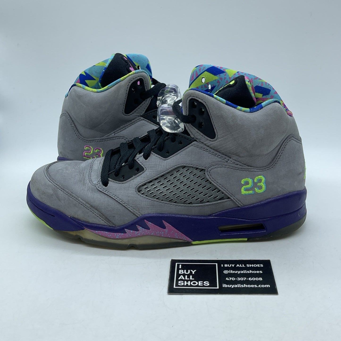 Size 9 - Air Jordan 5 Retro Bel Air Grey Purple Suede (621958-090)