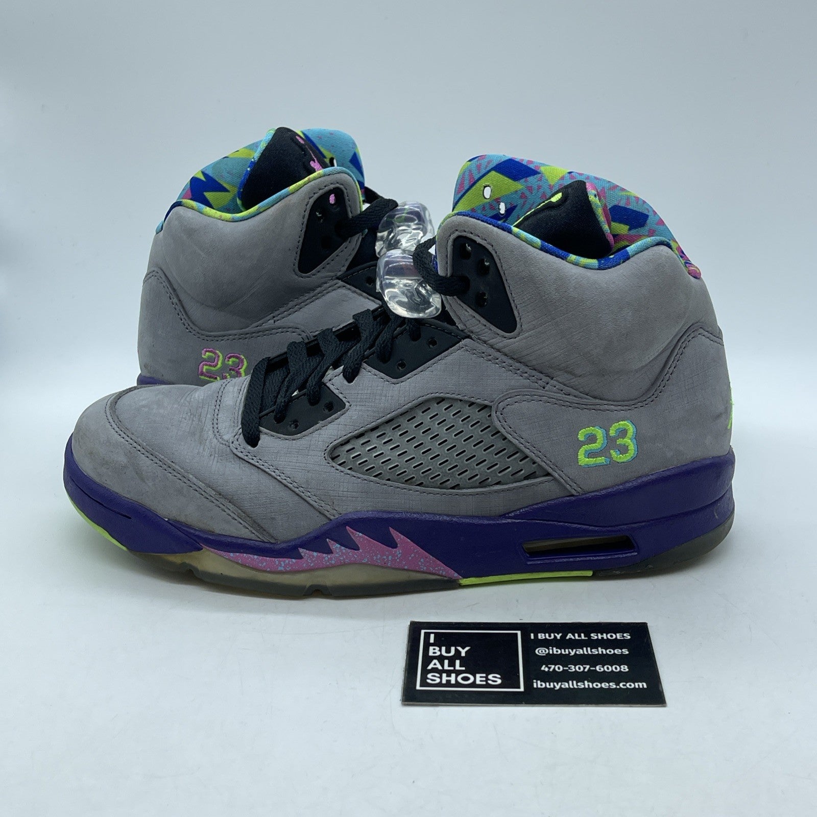Size 9 - Air Jordan 5 Retro Bel Air Grey Purple Suede (621958-090)