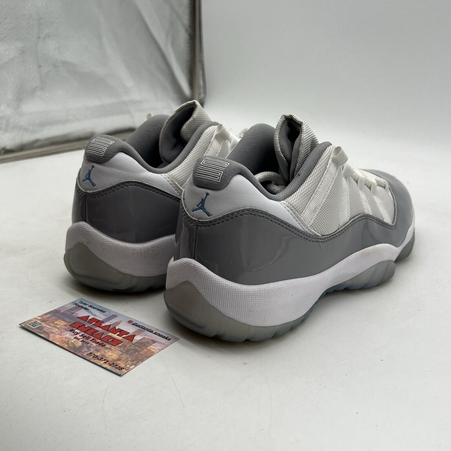 Size 9.5 - Air Jordan 11 Retro Low Cement Grey (AV2187-140)