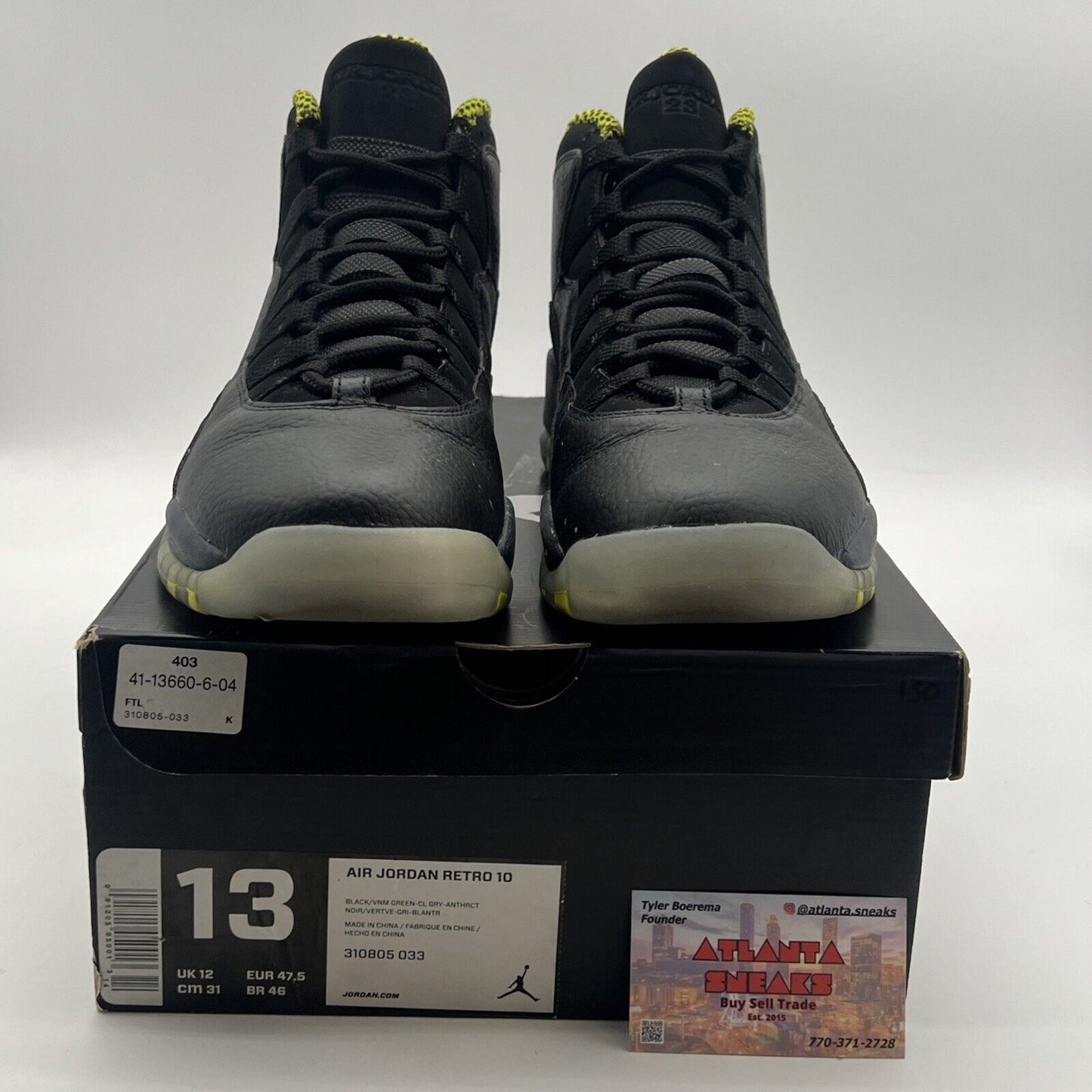 Size 13 - Air Jordan 10 Retro Venom (310805-033)