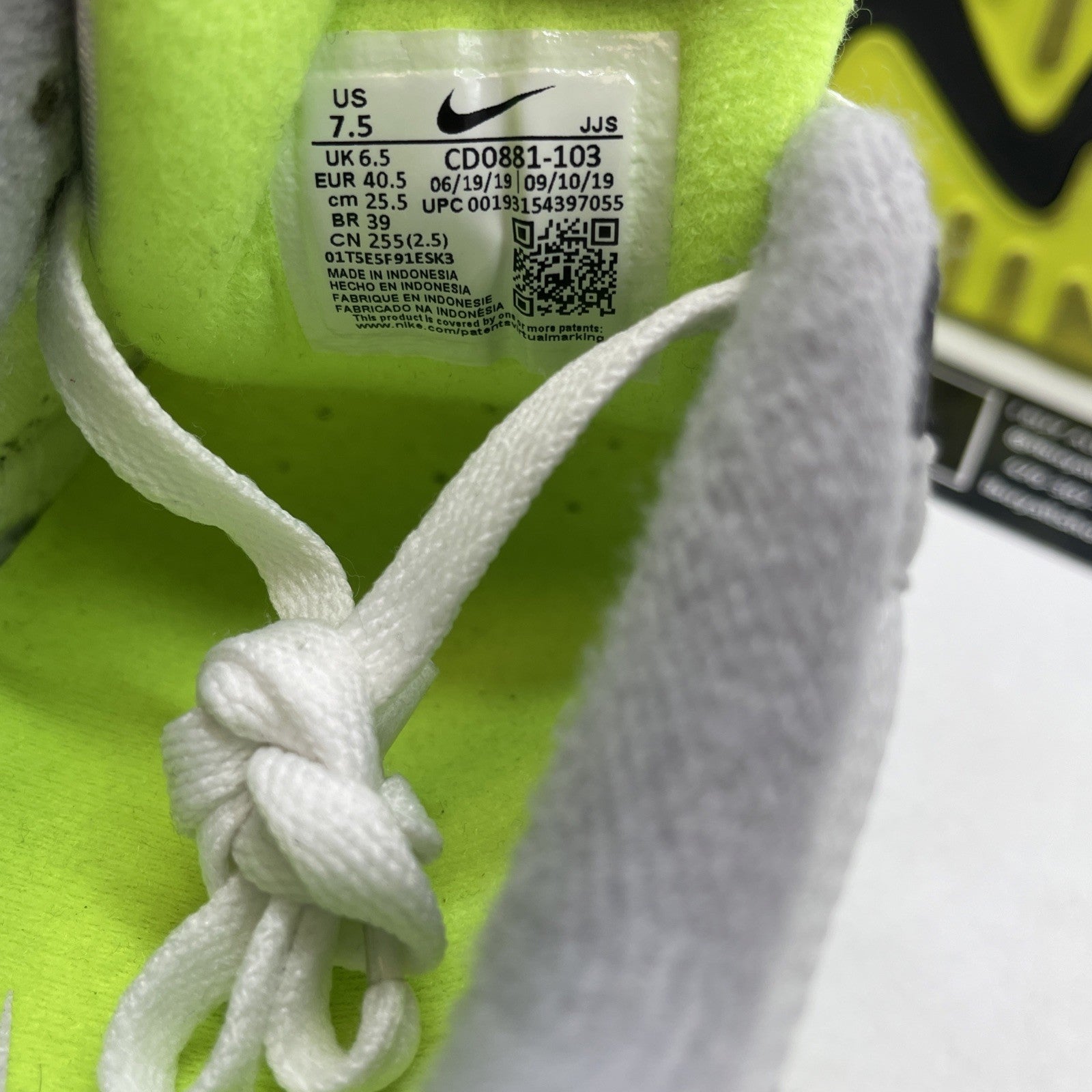Size 7.5 - Nike Air Max 90 2020 Volt Gray Black Suede Leather (CD0881-103)