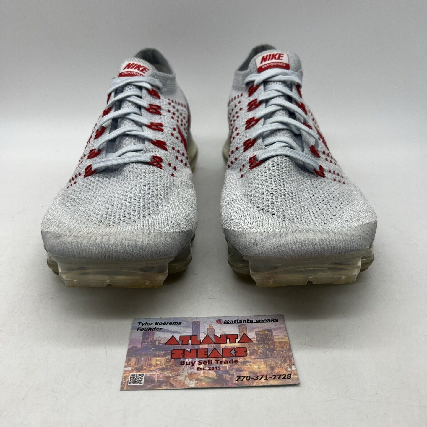 Size 11 - Nike Air VaporMax OG - Grey Red (849558-006)