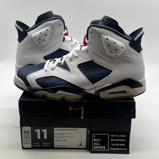 Size 11 - Air Jordan 6 Retro 2012 Olympic (384664-130)