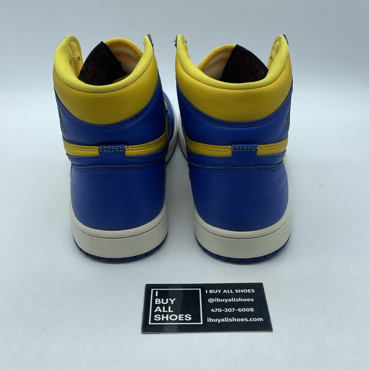 Size 11W - Air Jordan 1 Retro OG High Reverse Laney Yellow Blue (FD2596-700):