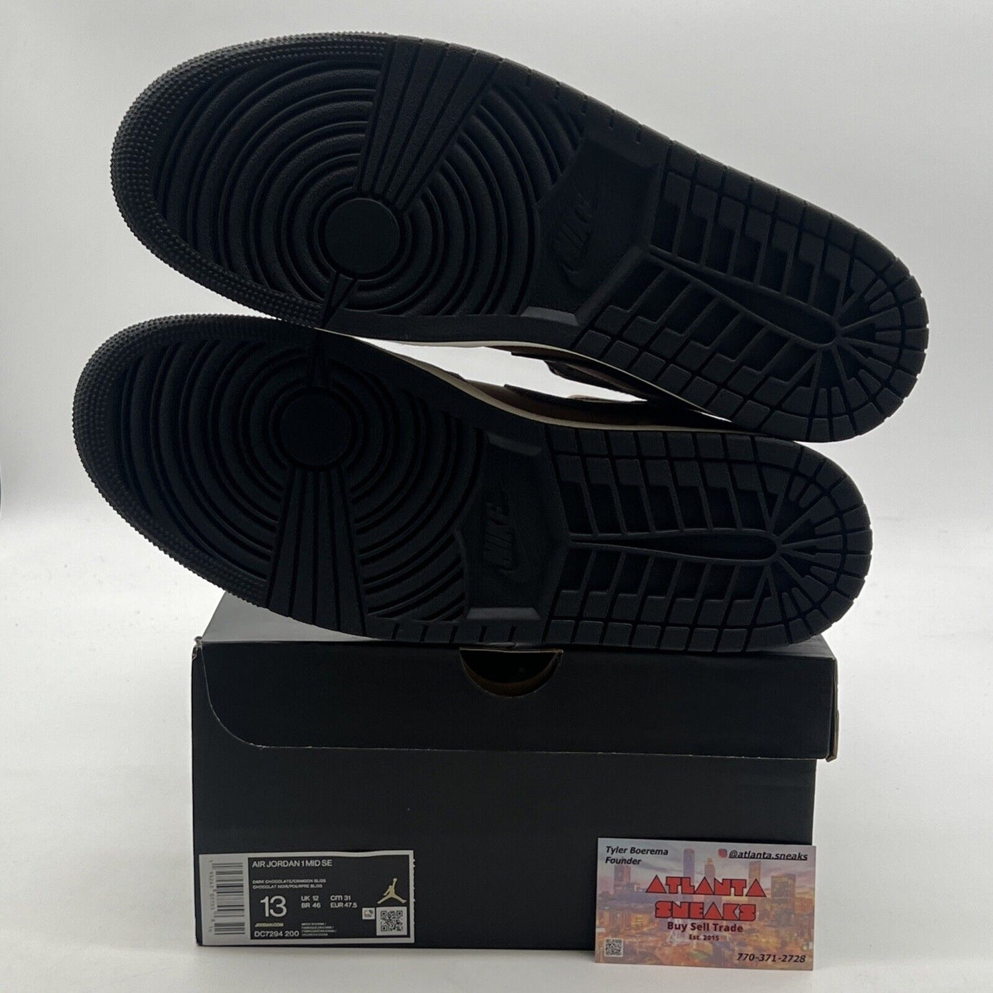 Size 13 - Air Jordan 1 Mid SE Dark Chocolate (DC7294-200)