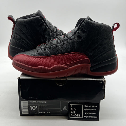Size 10.5 - Air Jordan 12 Retro 2003 Flu Game (136001-063)