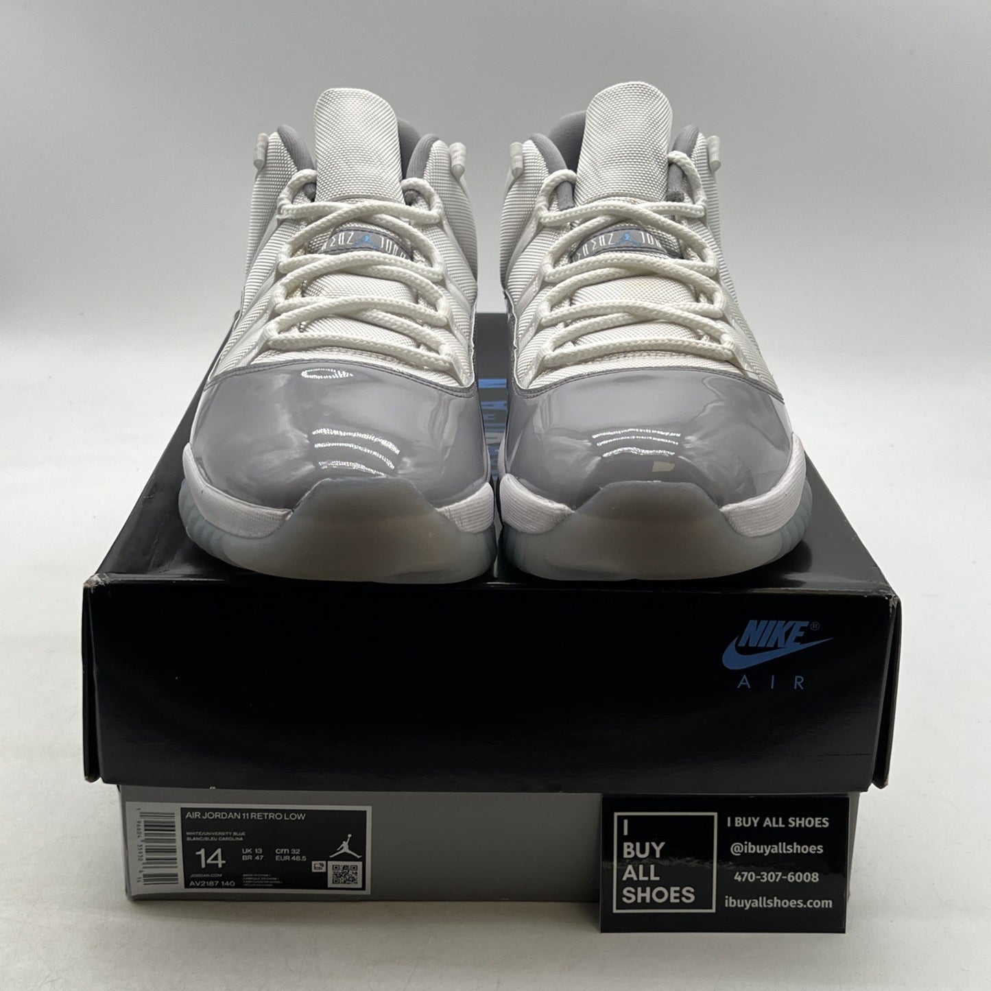Size 14 - Air Jordan 11 Retro Low Cement Grey (AV2187-140)