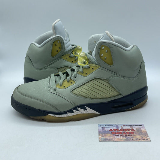 Size 12 - Jordan 5 JADE HORIZON Green Suede Black Silver Leather (DC7501-300)