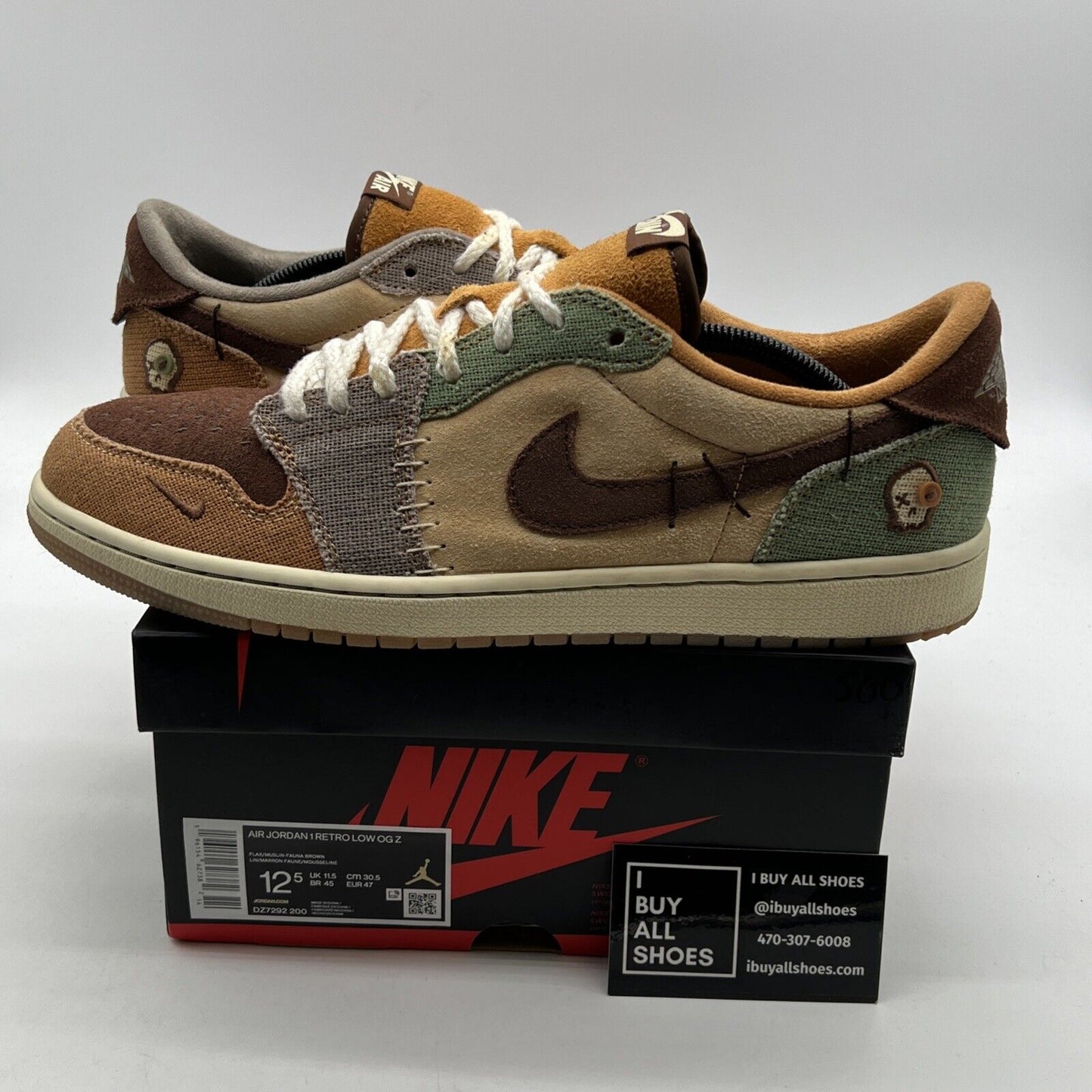 Size 12.5 - Air Jordan 1 Retro OG x Zion Williamson Low Voodoo (DZ7292-200)