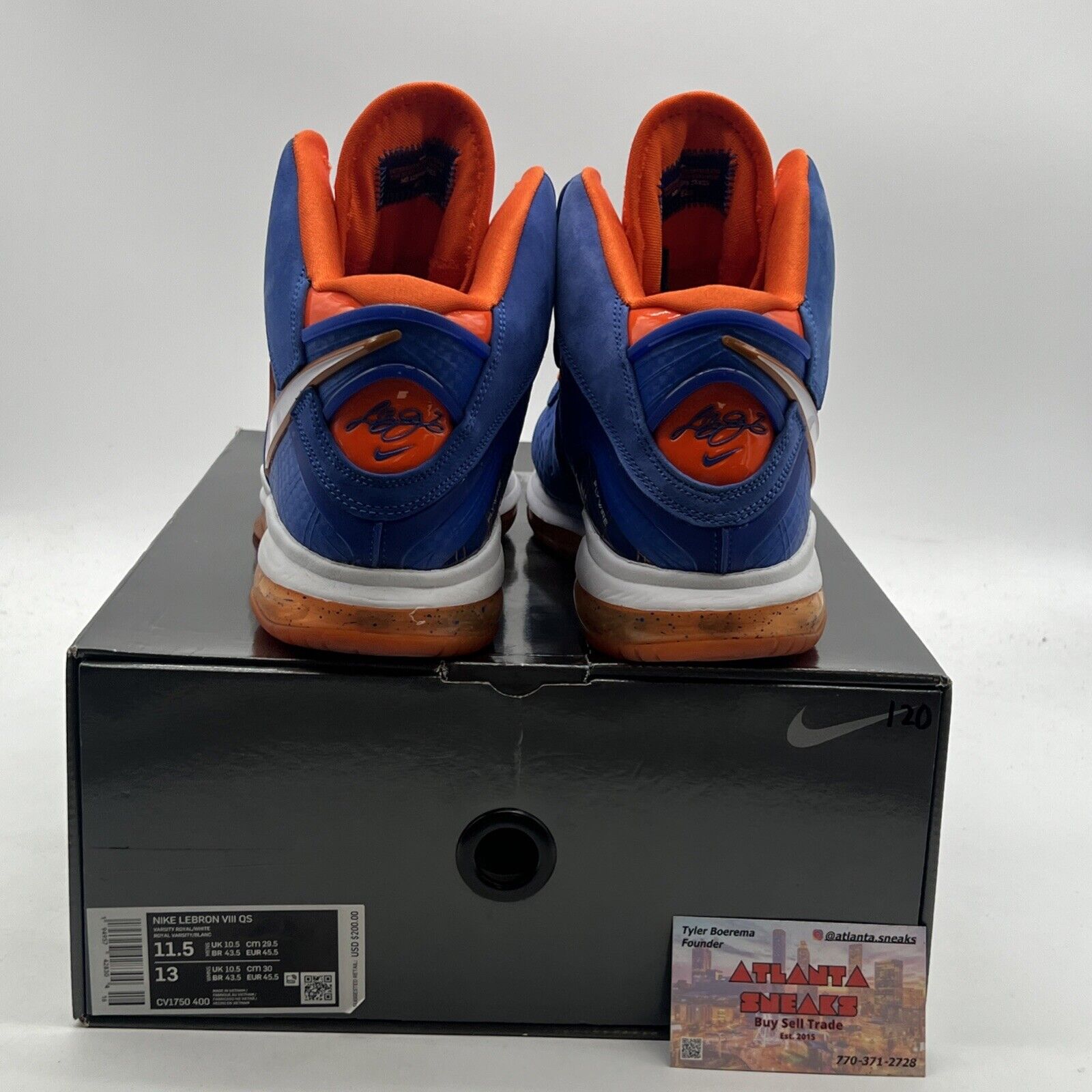 Size 11.5 - Nike LeBron 8 HWC - (CV1750-400)