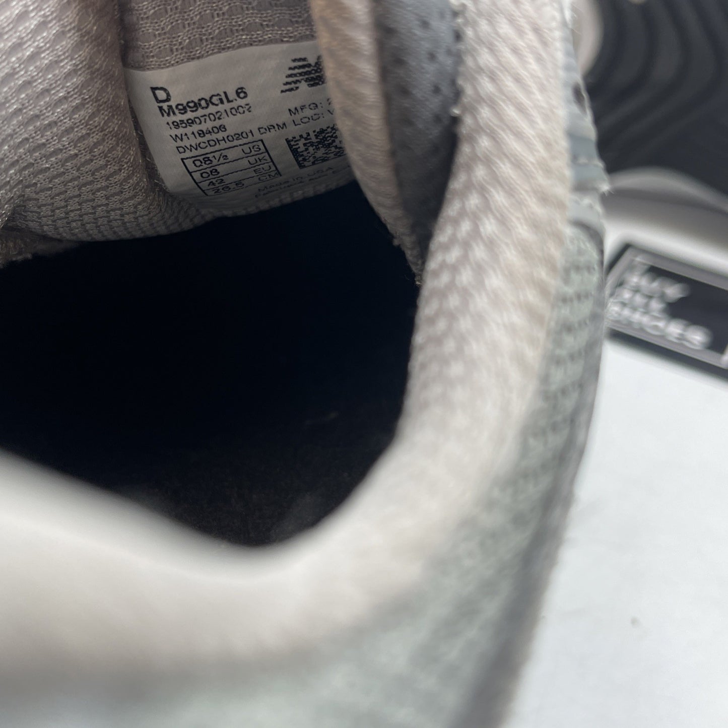 Size 8.5 - New Balance 990v6 Made in USA Castlerock Grey Suede (M990GL6)