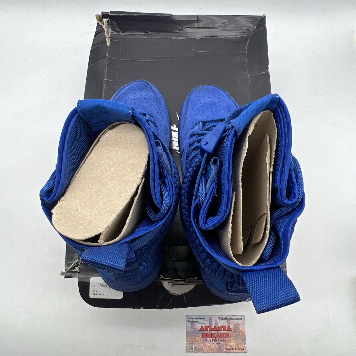 Size 8.5 - Nike SF Air Force 1 Game Royal Blue Suede (864024-401)