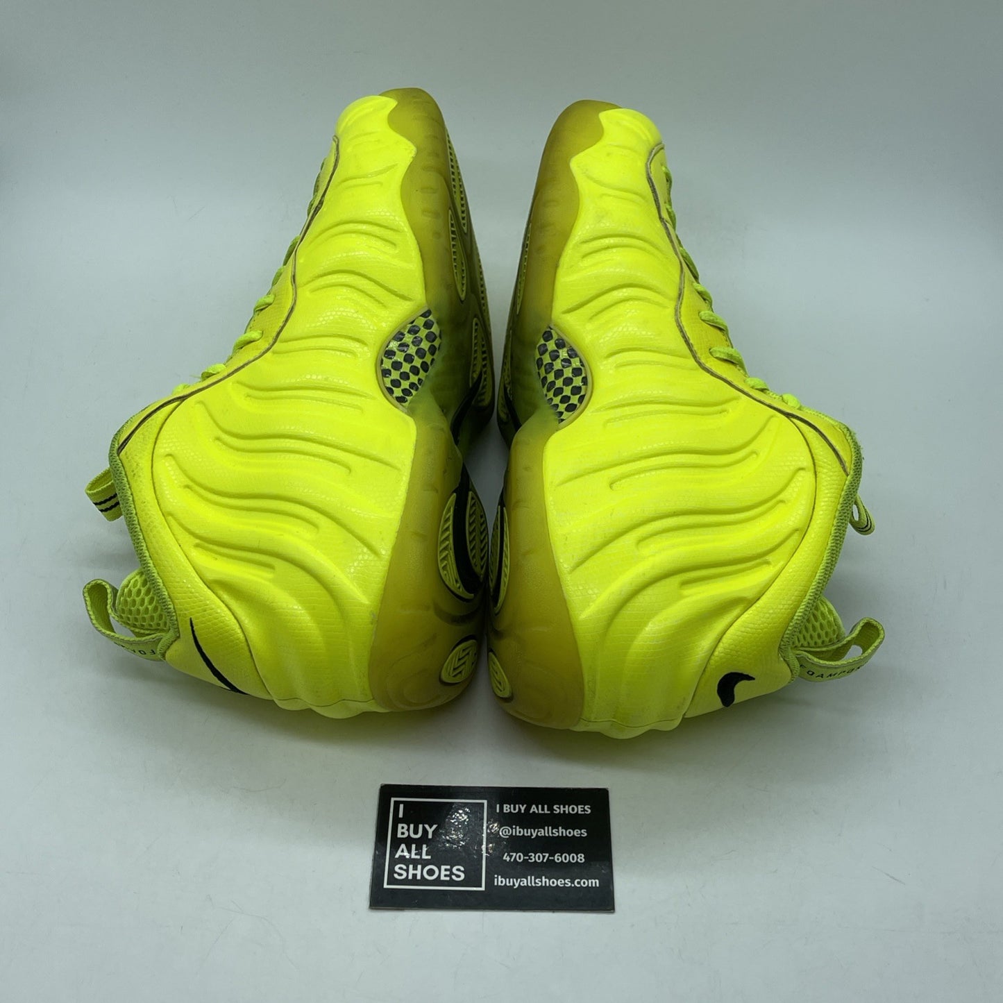 Size 11.5 - Nike Air Foamposite Pro Volt Neon Yellow Black (624041-700)