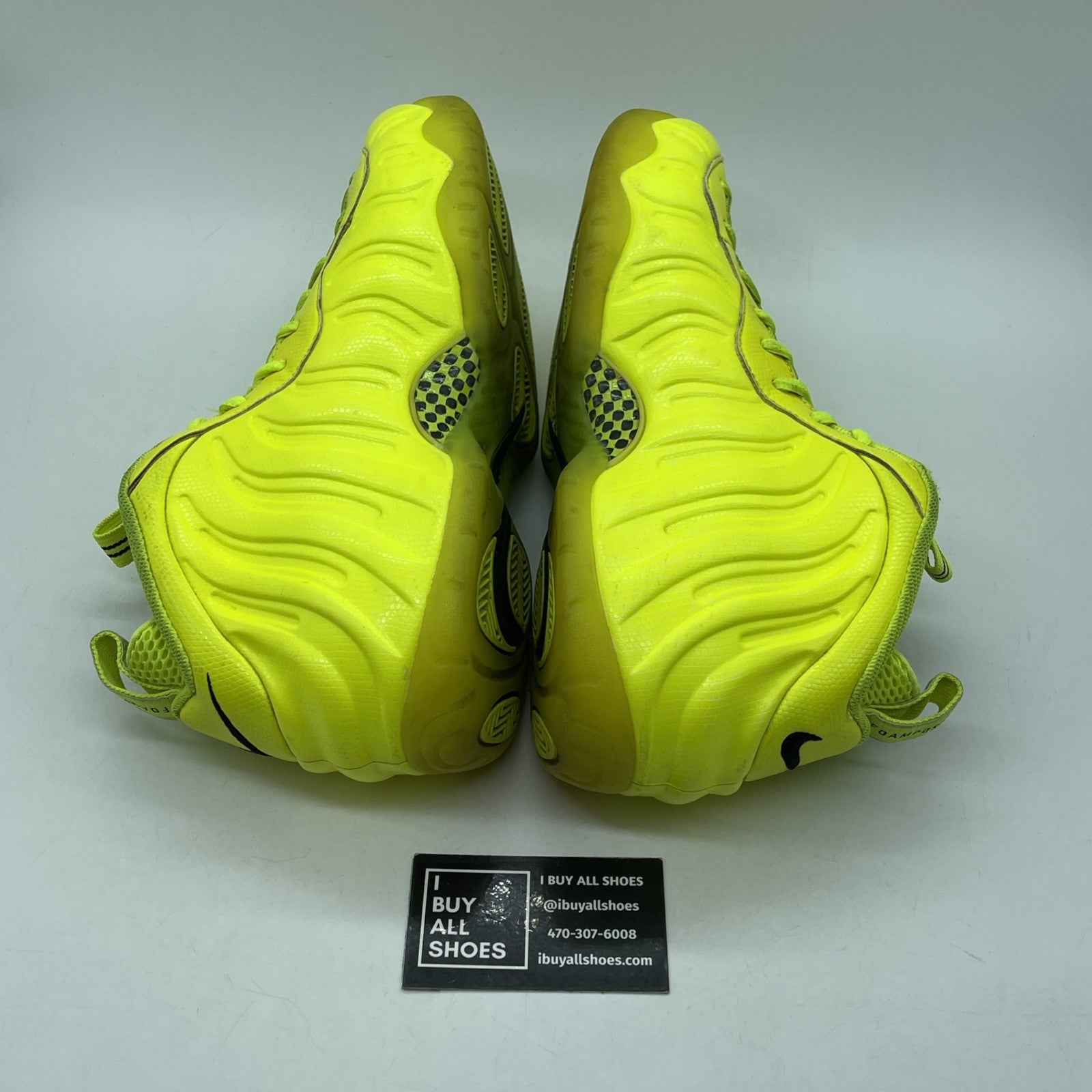 Size 11.5 - Nike Air Foamposite Pro Volt Neon Yellow Black (624041-700)