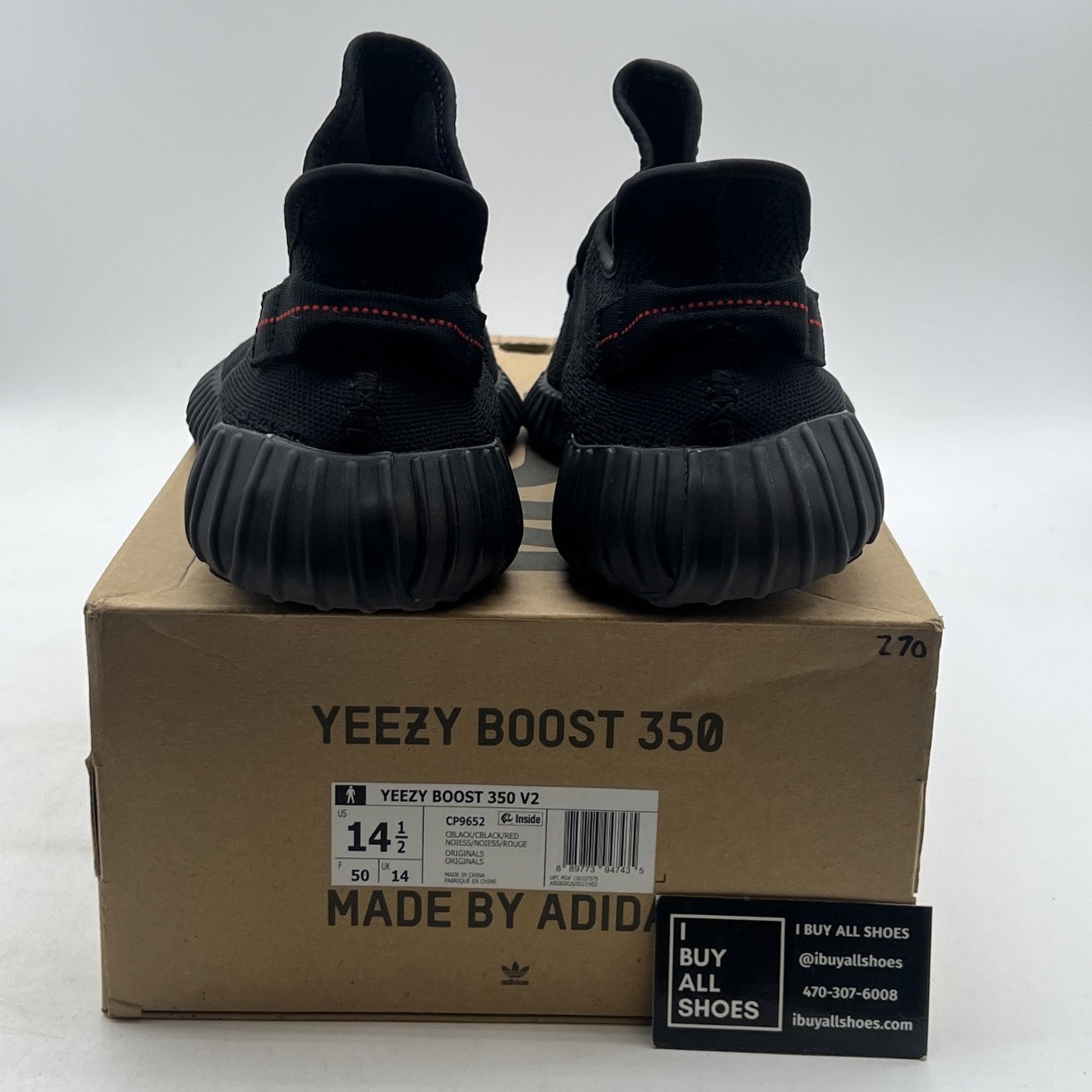 Size 14.5 - adidas Yeezy Boost 350 V2 Low Bred (CP9652)