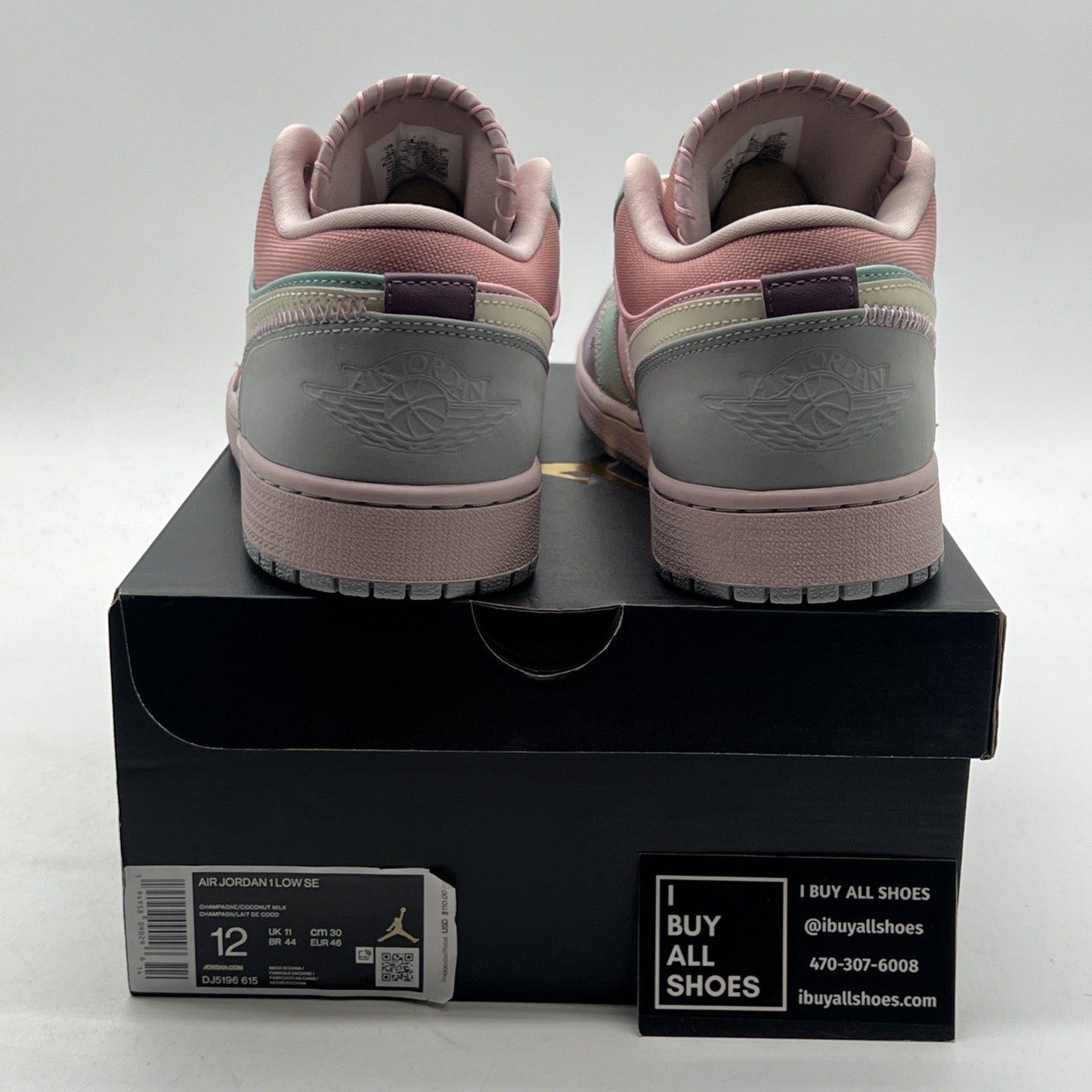 Size 12 - Air Jordan 1 SE Low Easter Pastel (DJ6196-615)