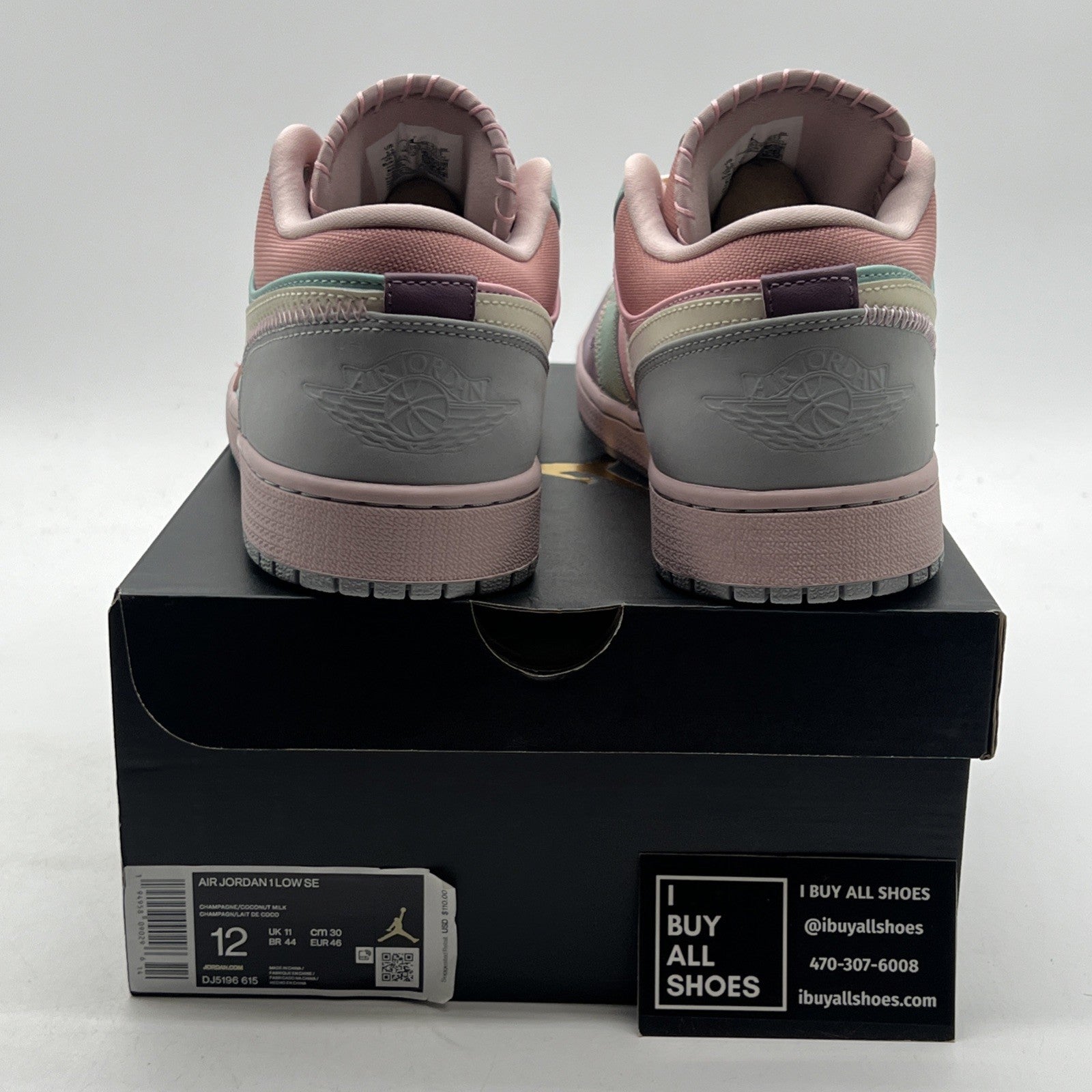 Size 12 - Air Jordan 1 SE Low Easter Pastel (DJ6196-615)