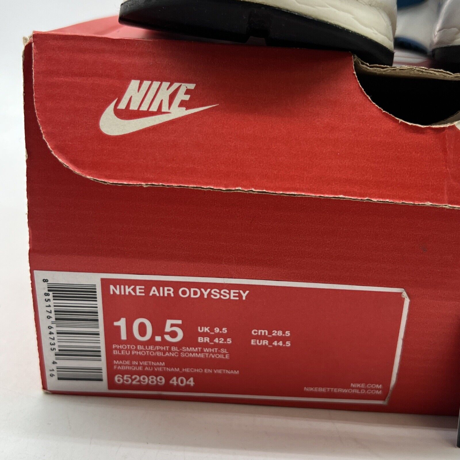 Size 10.5 - Nike Air Odyssey Photo Blue (652989-404)