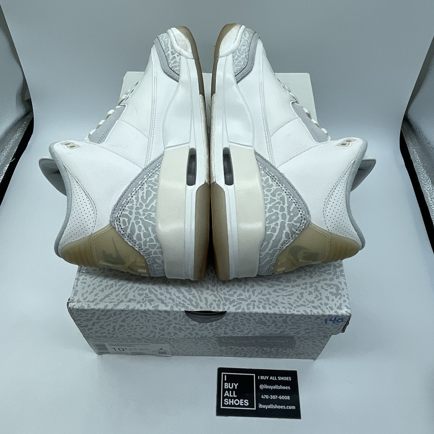 Size 10.5 - Air Jordan 3 Retro Craft Ivory/Grey White Leather (FJ9579-100)