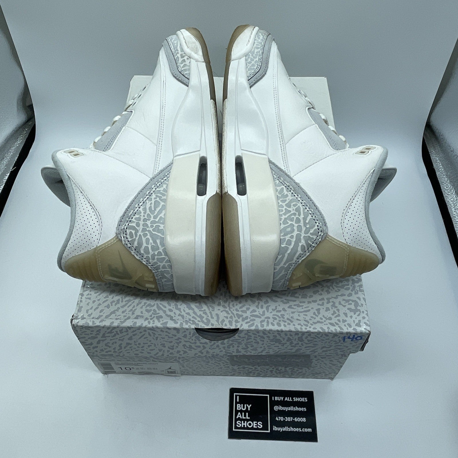 Size 10.5 - Air Jordan 3 Retro Craft Ivory/Grey White Leather (FJ9579-100)