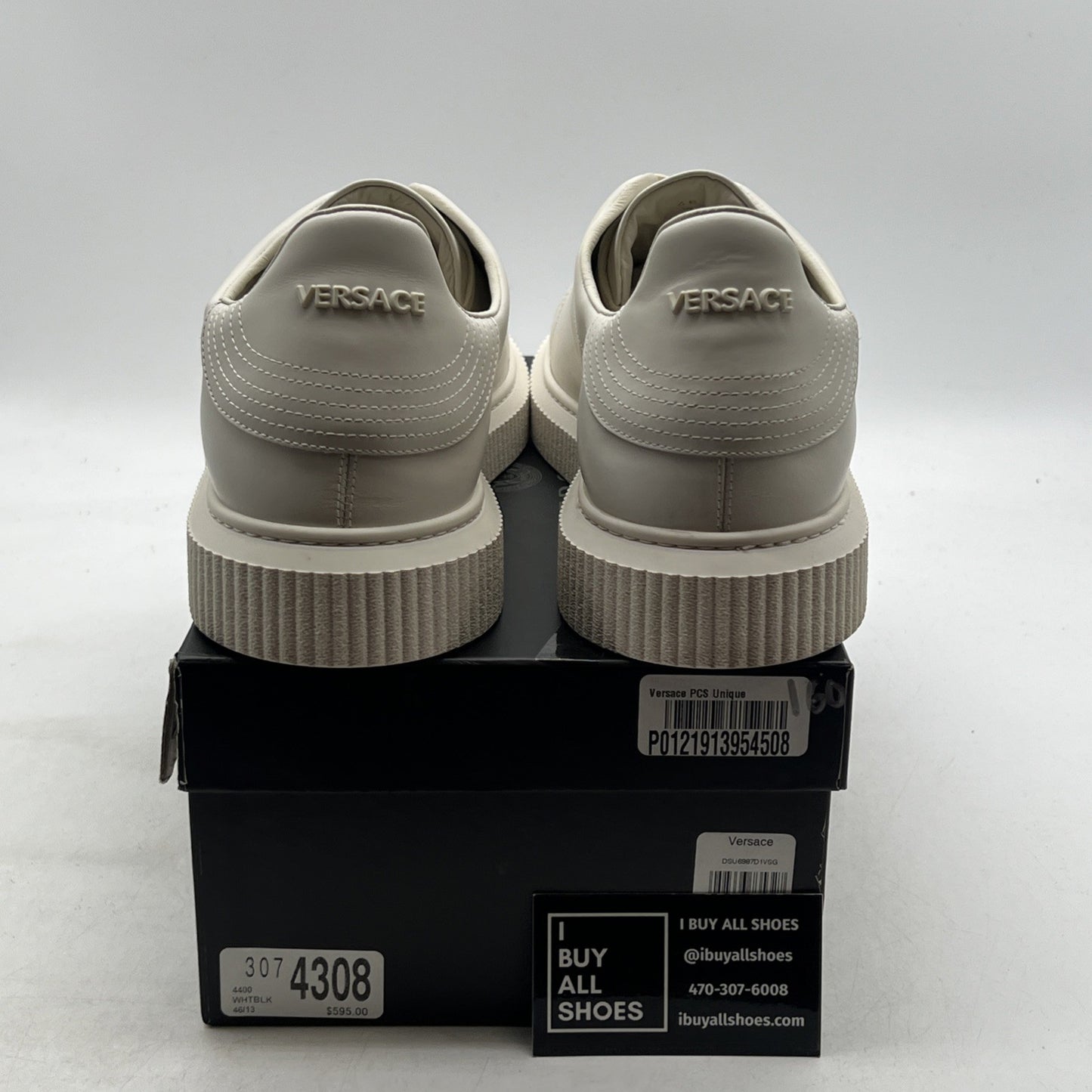 Size 46 - Versace Off White 3d Medusa Head Sneakers