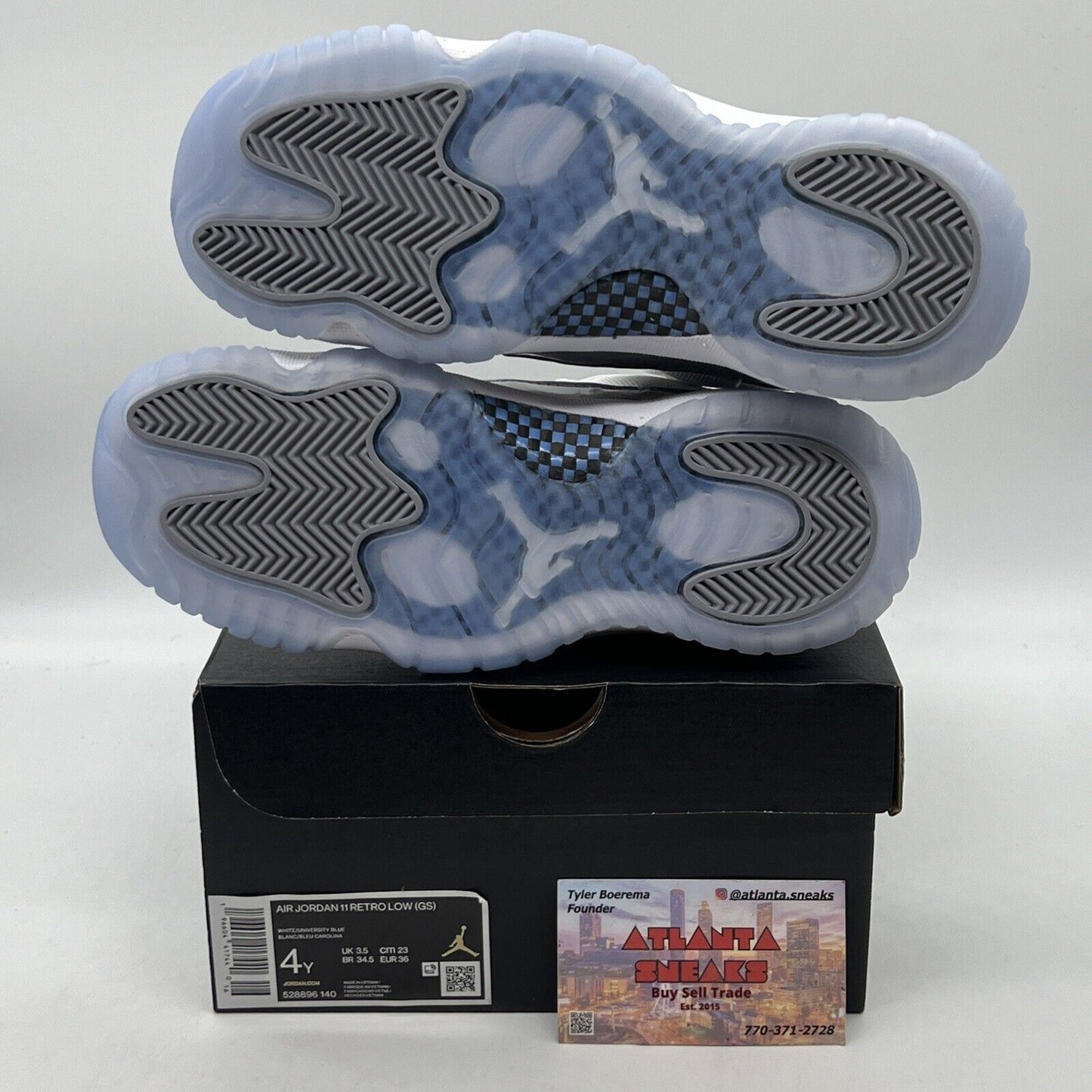Size 4 - Jordan 11 Low Retro Cement Grey