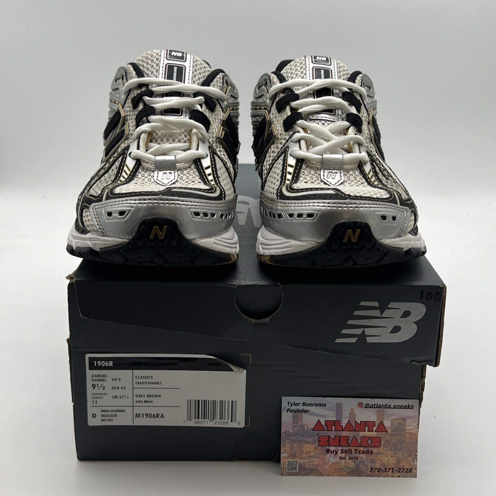 Size 9.5 - New Balance 1906R Metallic Silver Metallic Gold (M1906RA)