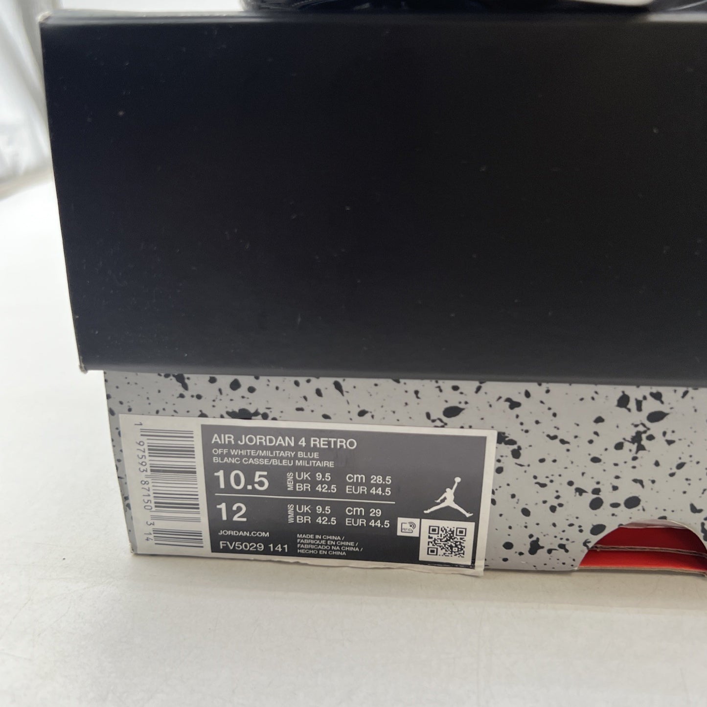 Size 10.5 - Air Jordan 4 Retro 2024 Military Blue (FV5029-141)