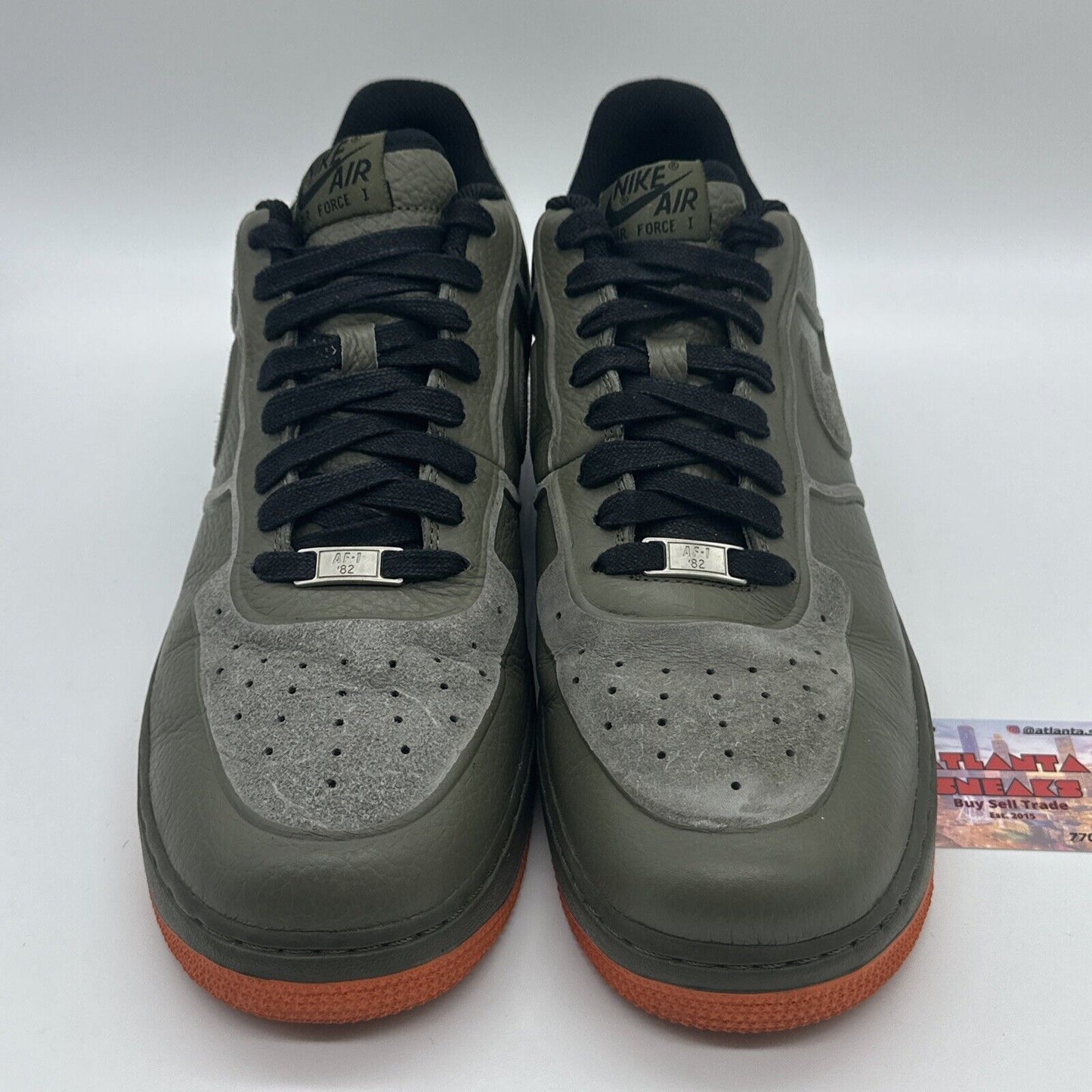 Nike Air Force 1 Size 12 Low Skive Tech VT Green 2012 | 537335-200 |