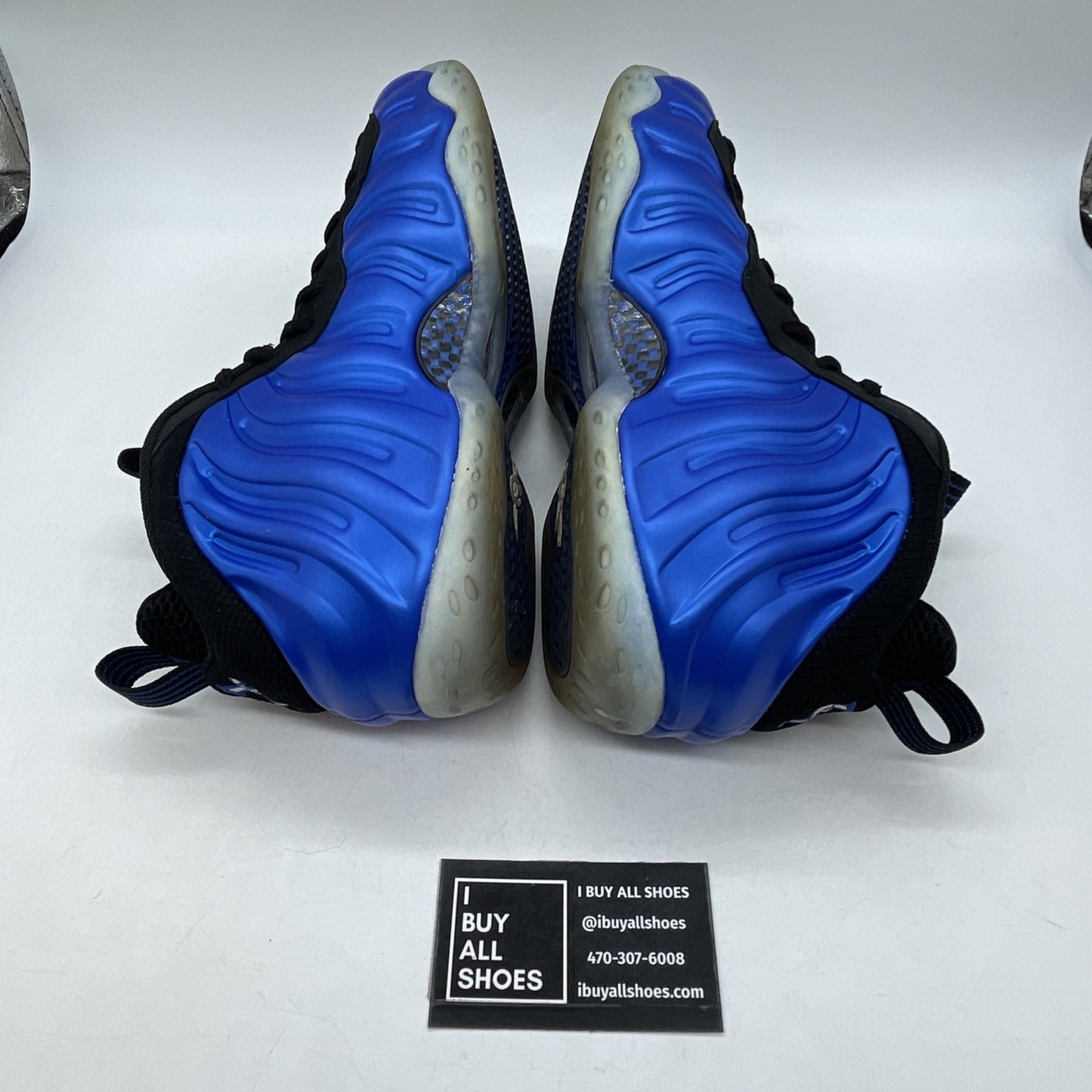 Size 10.5 - Nike Air Foamposite One 2024 Royal Blue Black Suede (FQ8181-511)