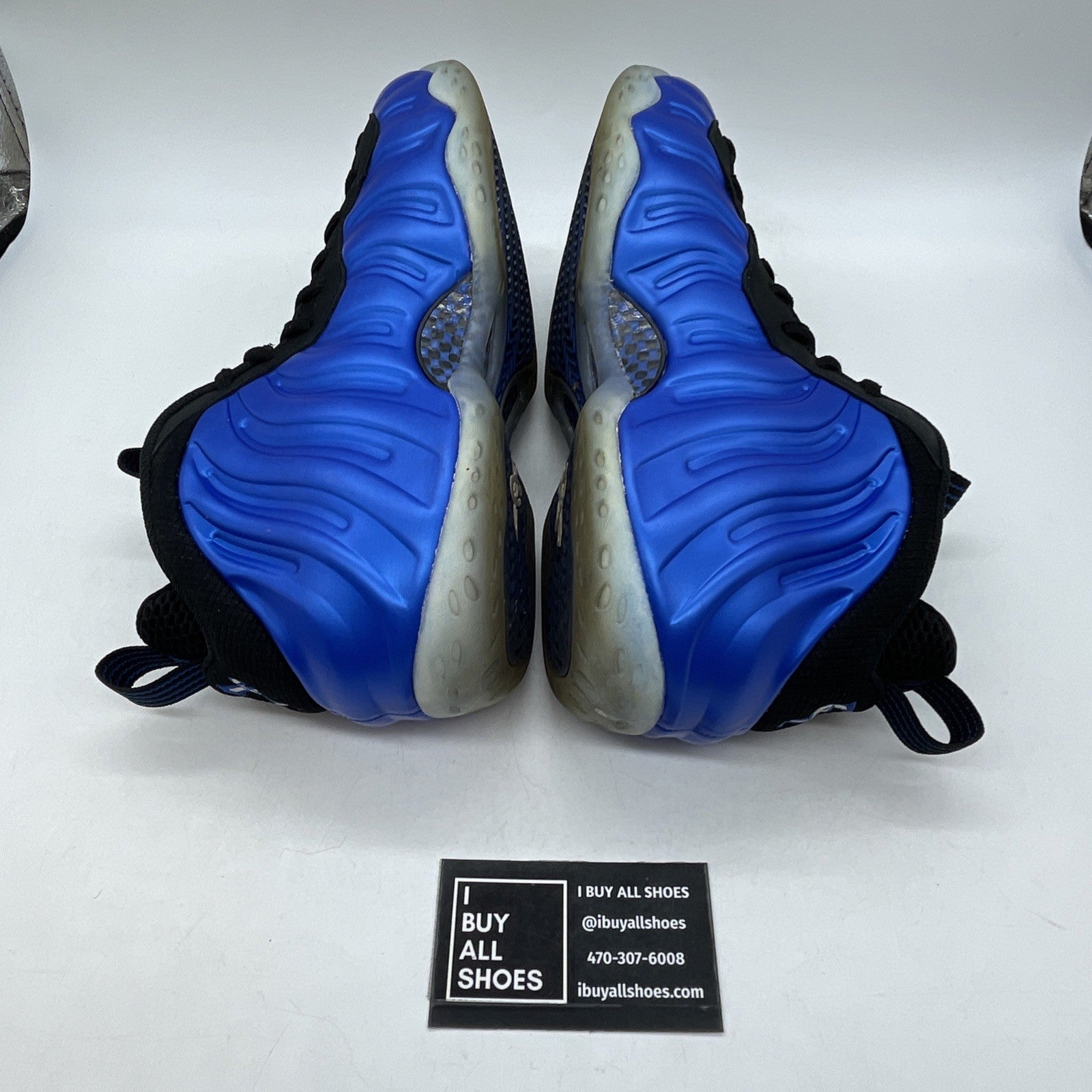 Size 10.5 - Nike Air Foamposite One 2024 Royal Blue Black Suede (FQ8181-511)