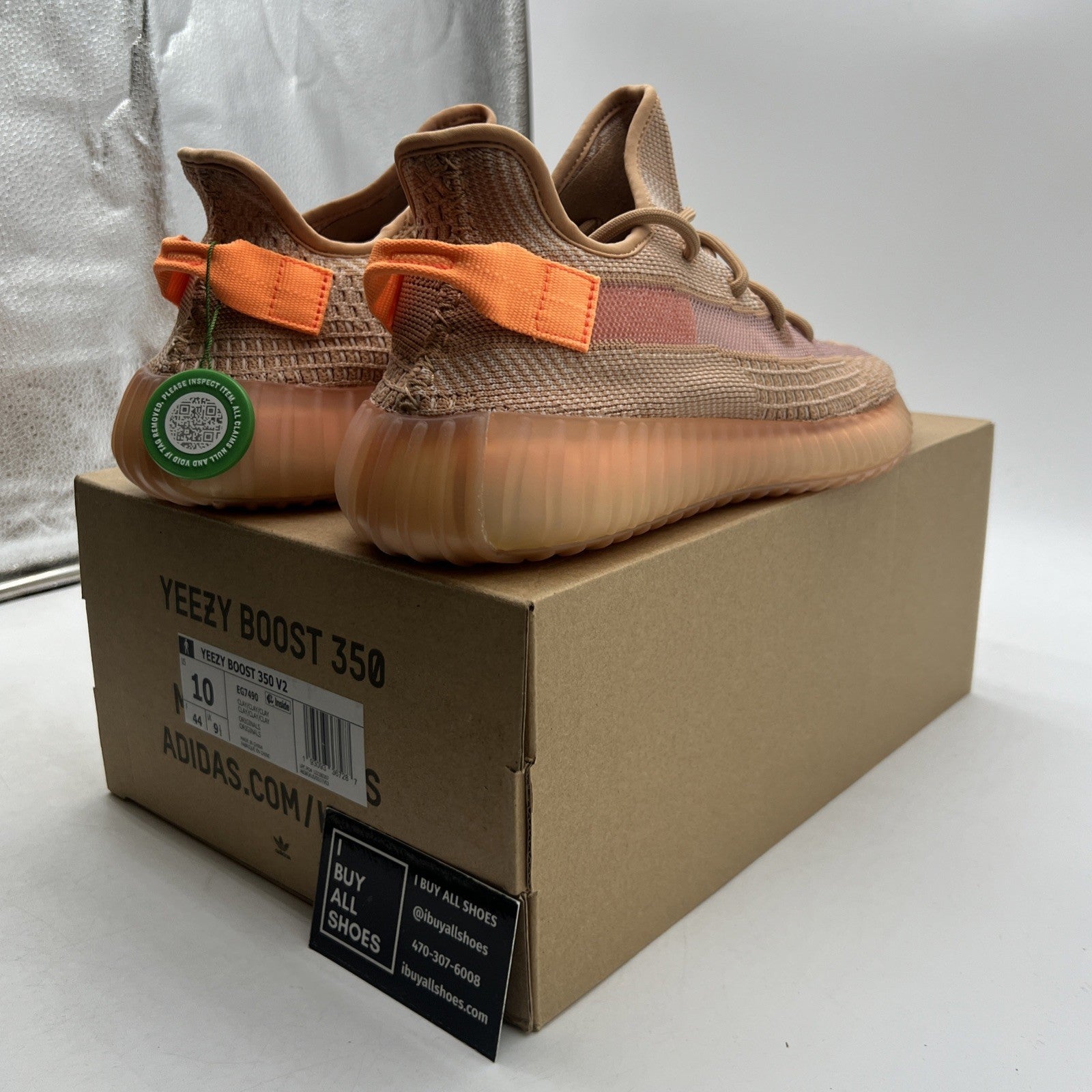 Size 10 - adidas Yeezy Boost 350 V2 Clay (EG7490)