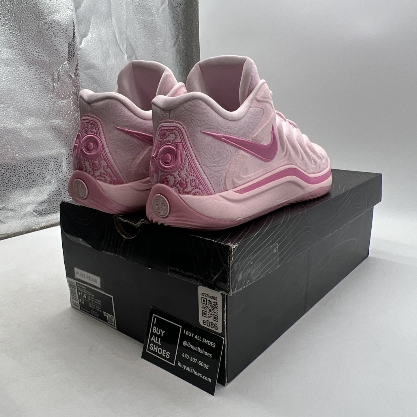 Size 11.5 - Nike KD 17 NRG Aunt Pearl (FZ1518-600)