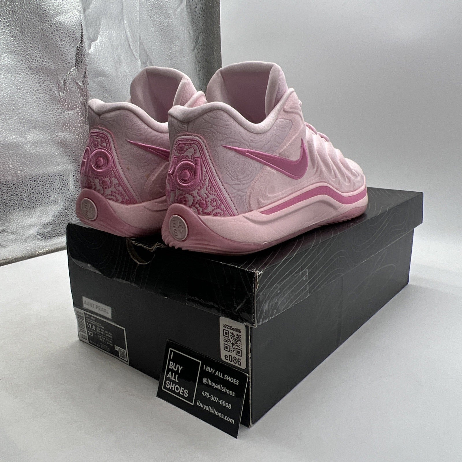 Size 11.5 - Nike KD 17 NRG Aunt Pearl (FZ1518-600)