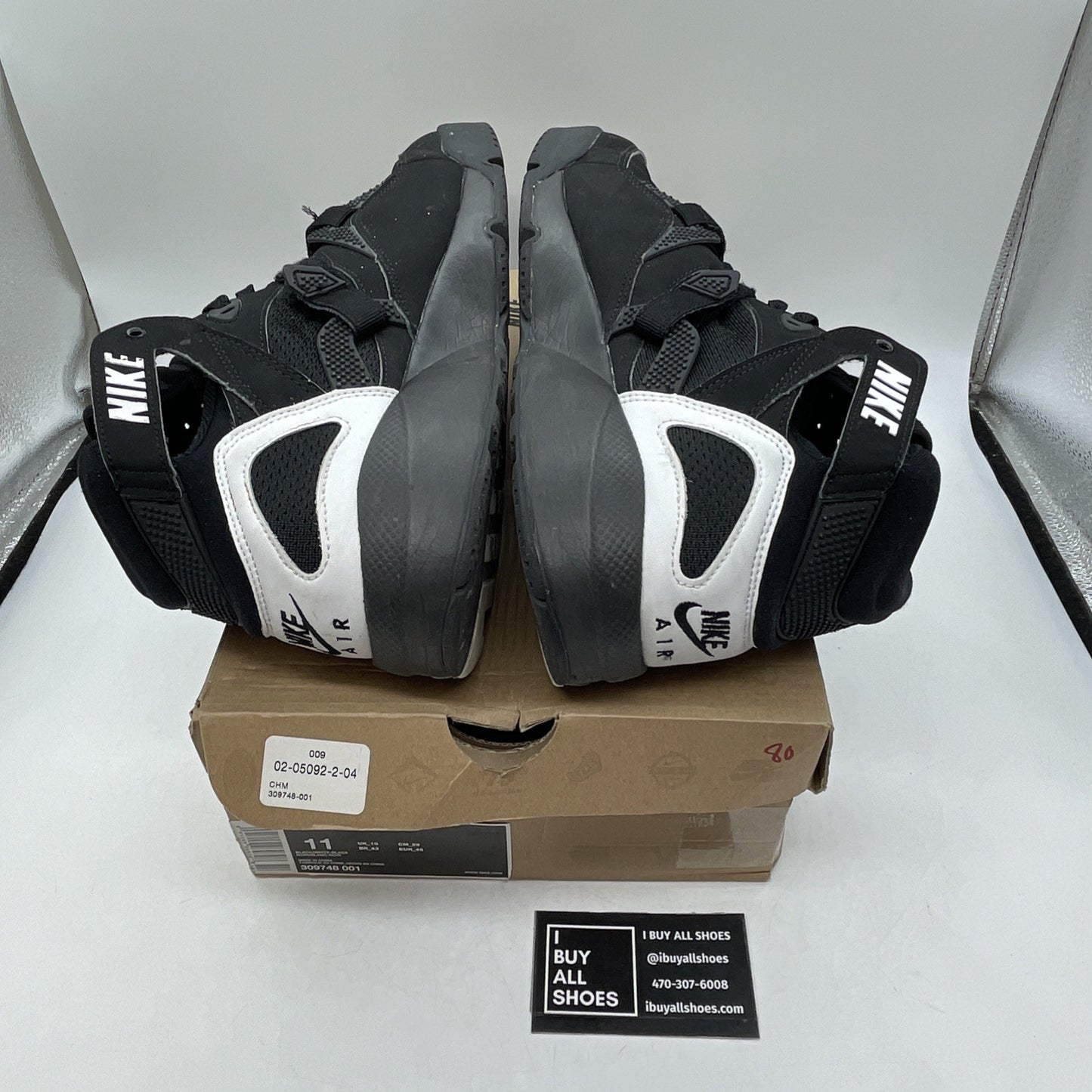 Size 11 - Nike Air Trainer Max 91 Black (309748-001)