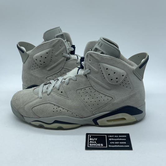 Size 11.5 - Jordan 6 Retro Mid Georgetown Grey Blue Suede (CT8529-012)