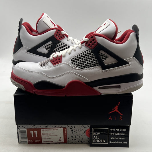 Size 11 - Air Jordan 4 Retro Fire Red 2012 (308497-110)