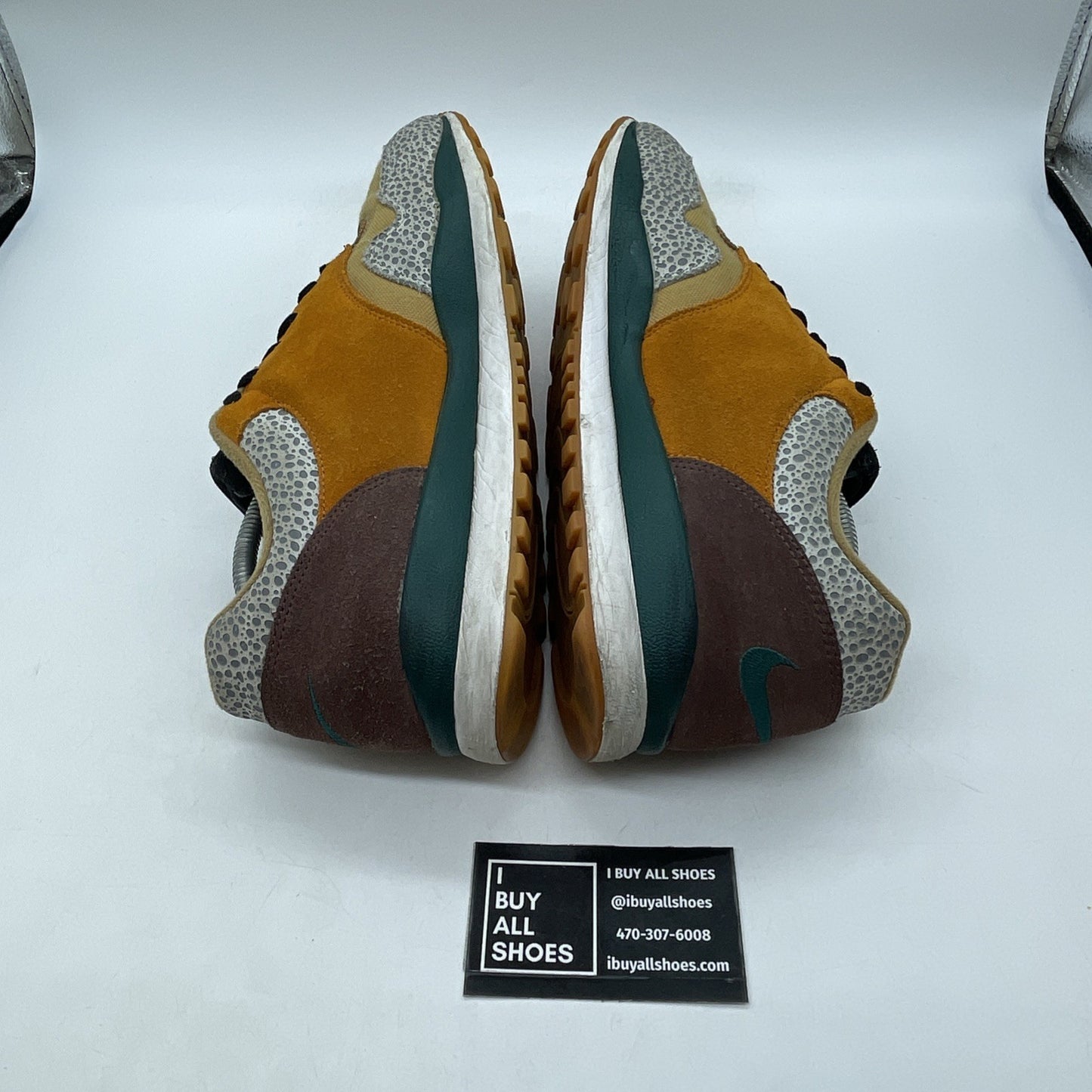 Size 11 - Nike Air Safari SE Atmos Orange Grey Green Suede (AO3298-800)